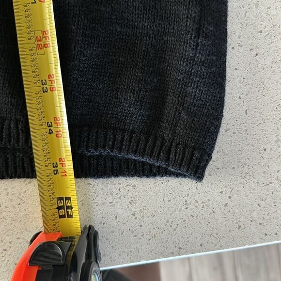 NWOT Free People Nina Sweater Mini Dress Black Beach XS Sleeveless Crew Flowing - Picture 8 of 11